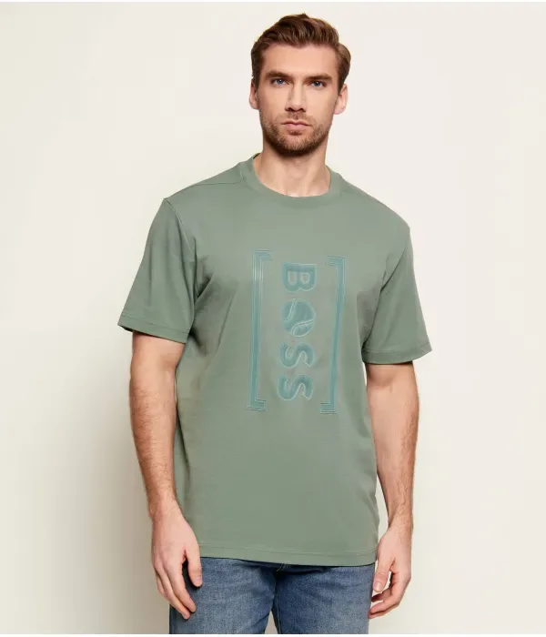Футболка Iconic TL relaxed fit Boss Green, зеленый