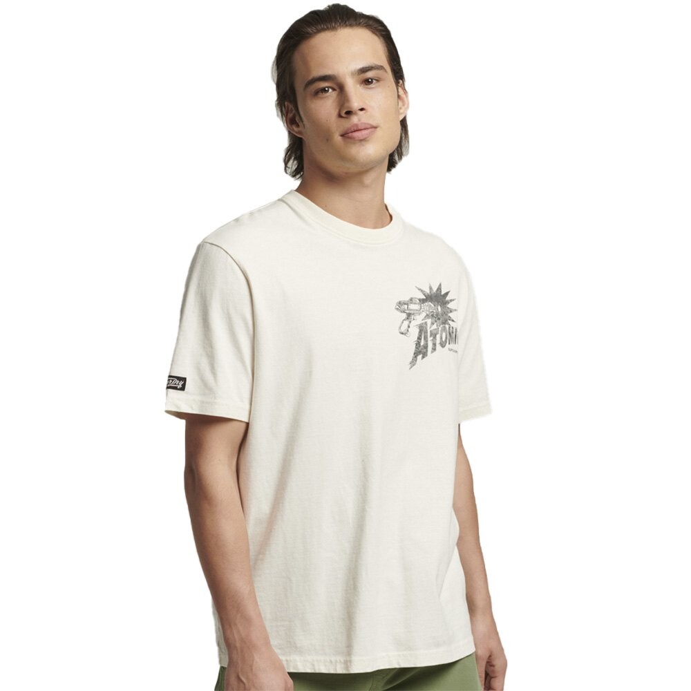 

Футболка Superdry Vintage Crossing Lines Bk, белый