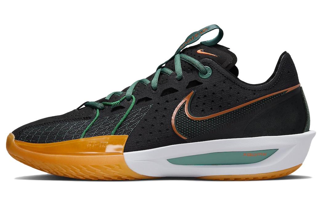 

Эйр Зум Джи Ти Кат 3 "Майами Харрикейнз" Nike, черный оранжевый зеленый