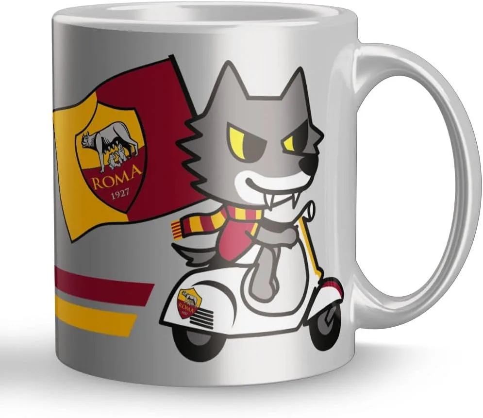 ACUBE S.r.l. Tazza Tokidoki AS Roma, детская кружка, Grigio