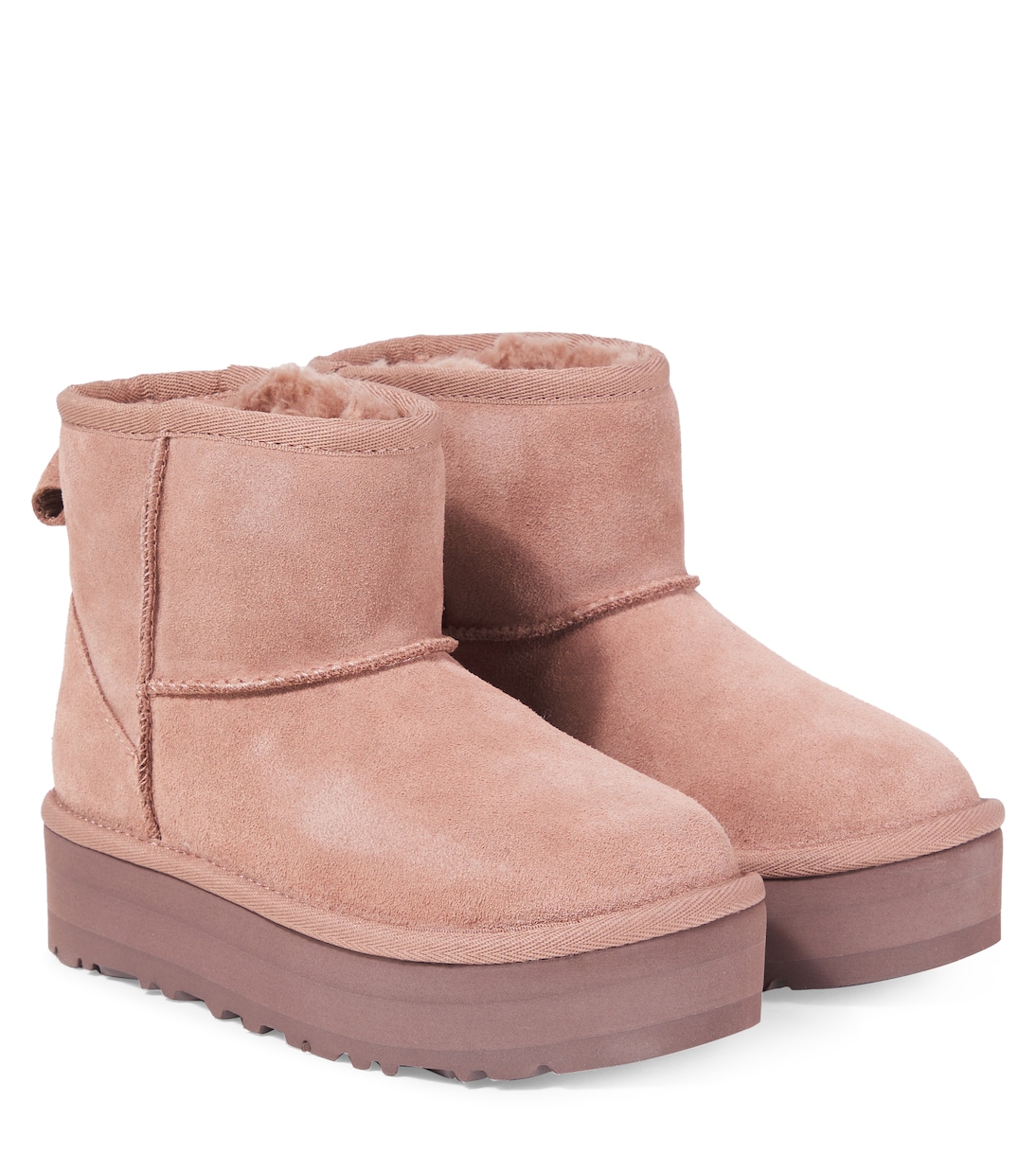 

Классические замшевые платформы Mini UGG Kids, Rocky Oak