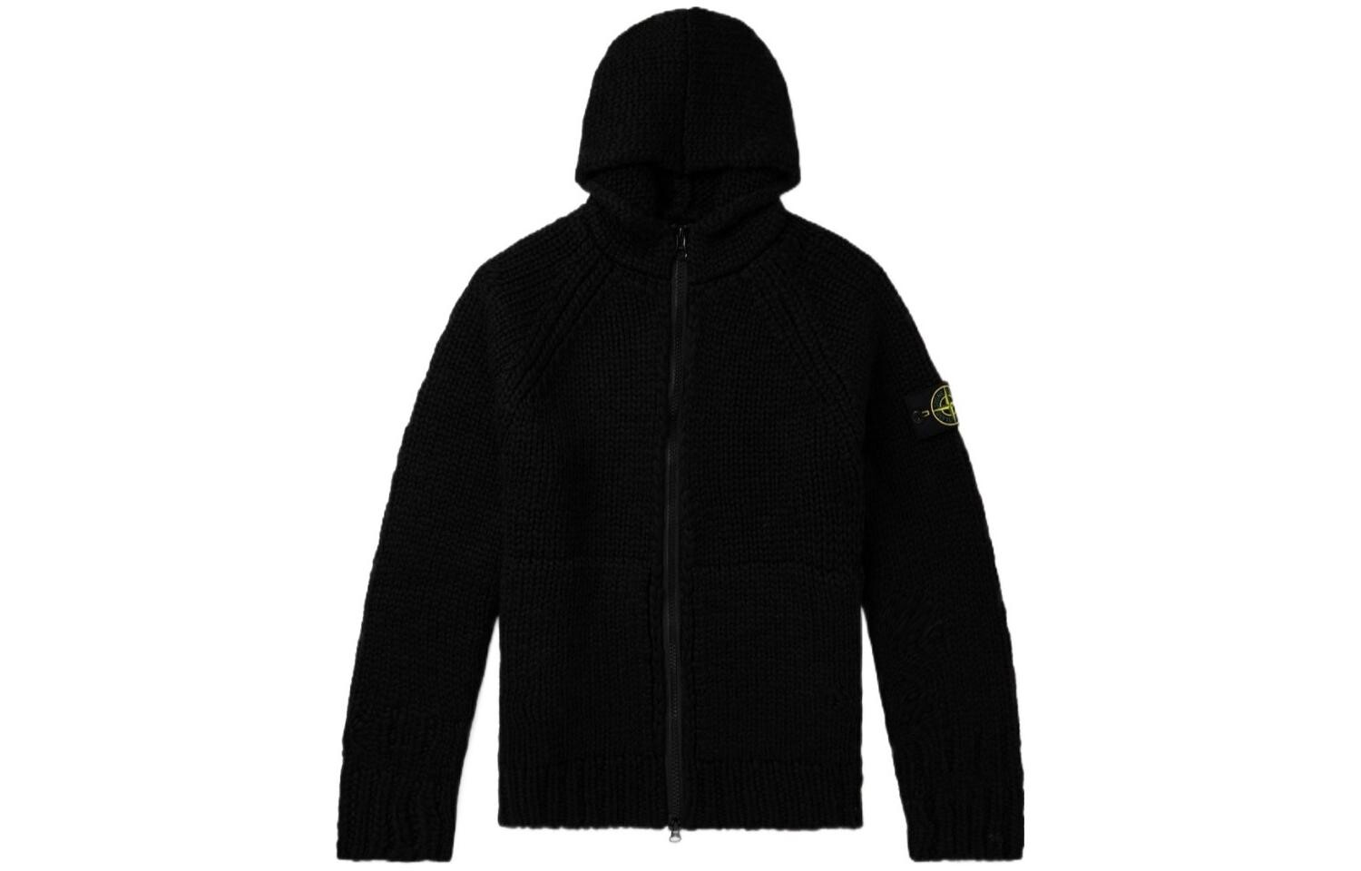 

Куртка мужская Stone Island с капюшоном и карманом, черный