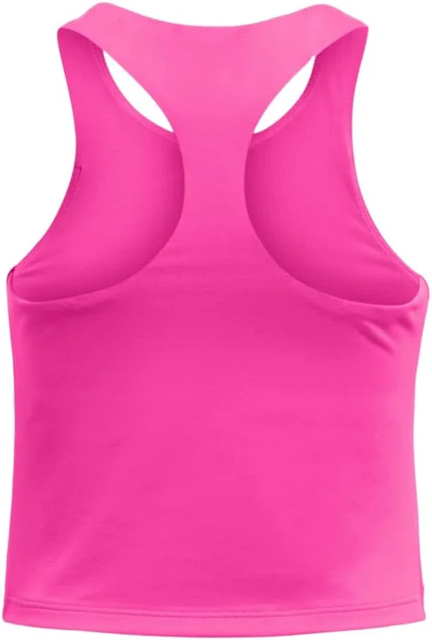 Топ для девочек Motion Crop Tank Under Armour, Rebel Pink / Pink — фото 2