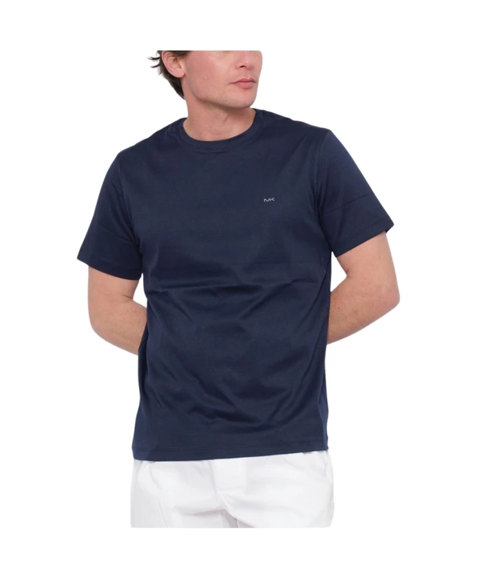 

Хлопковая футболка с круглым вырезом Michael Kors, синий