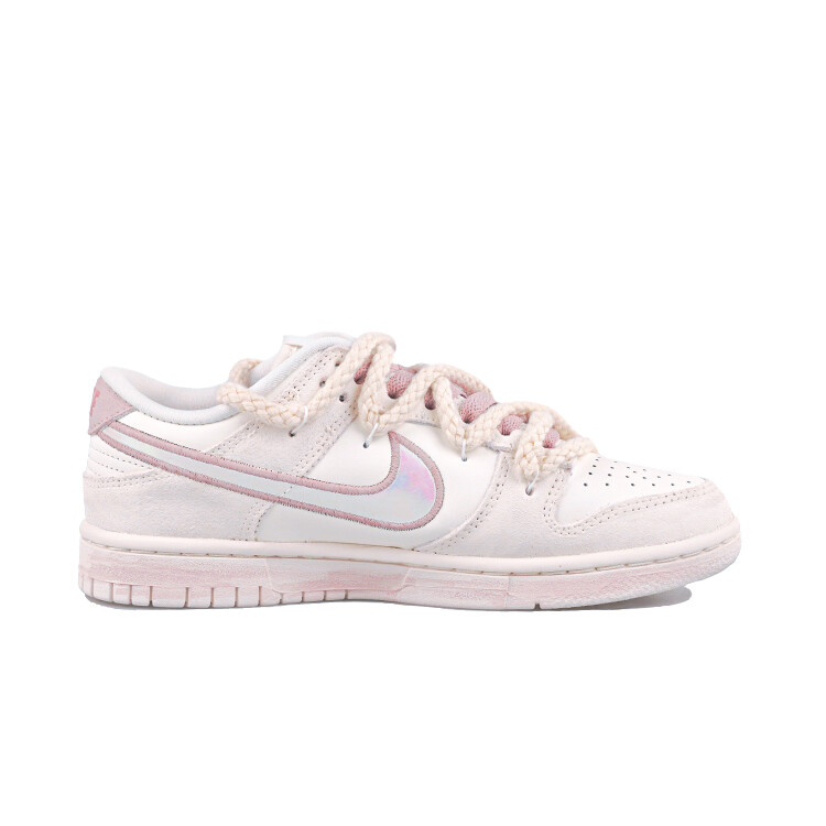 Кроссовки Nike Dunk Skateboard Shoes Women's Low-Top Pink — фото 2