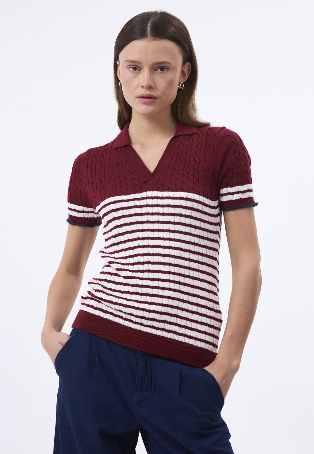 

Рубашка поло SHORT SLEEVE Felix Hardy, бургундия