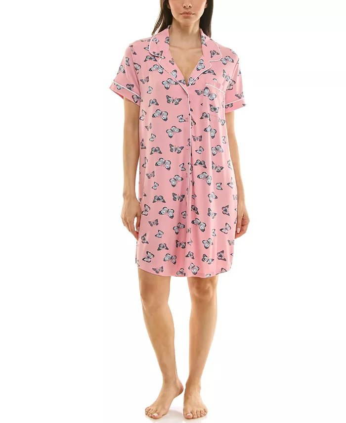 

Женская расписная ночная сорочка Derek Heart, розовый