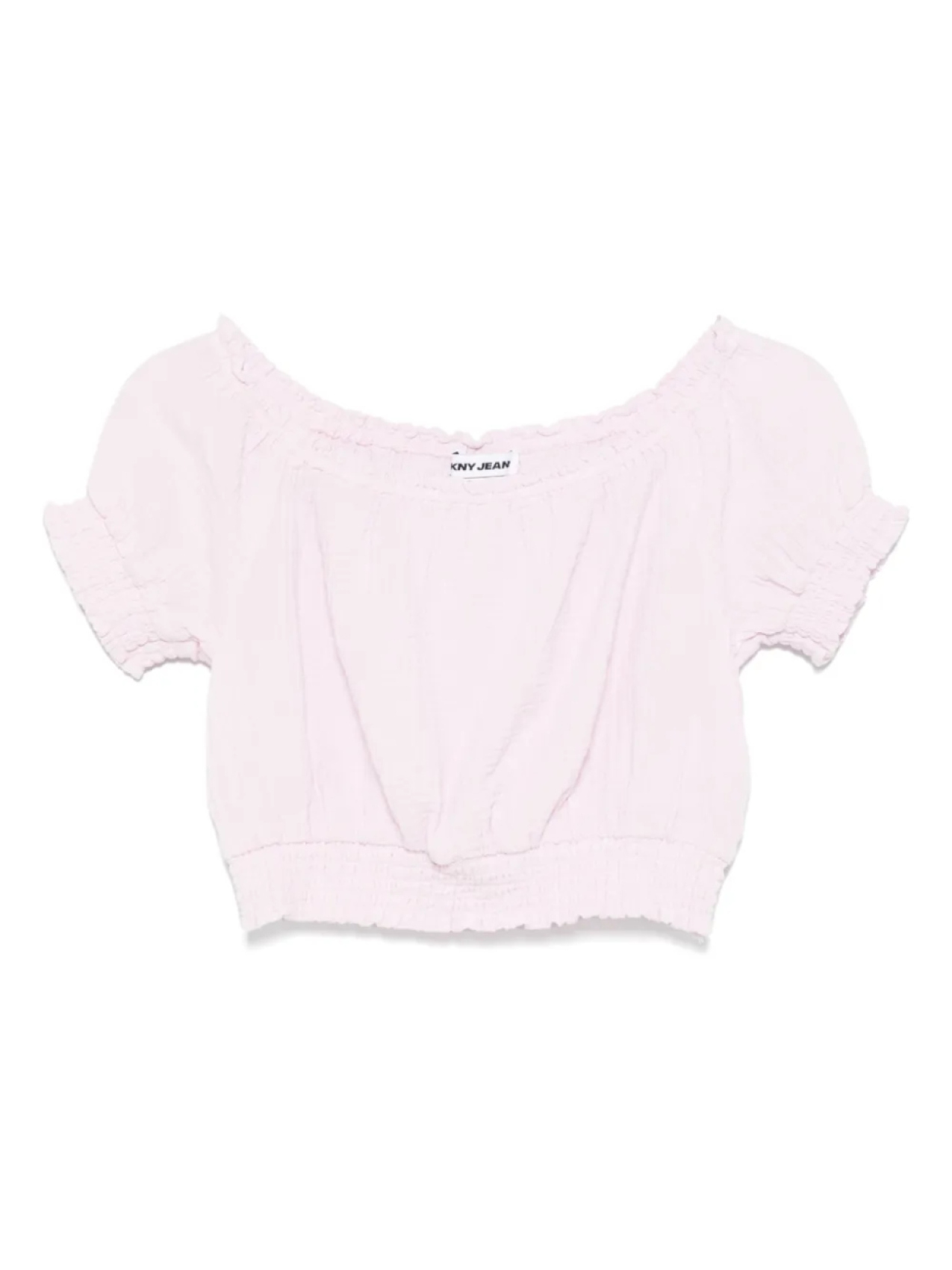 

Футболка из сирсакера DKNY, розовый