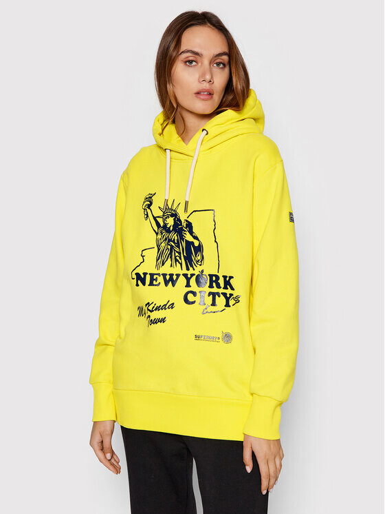 

Толстовка свободного кроя Superdry, желтый