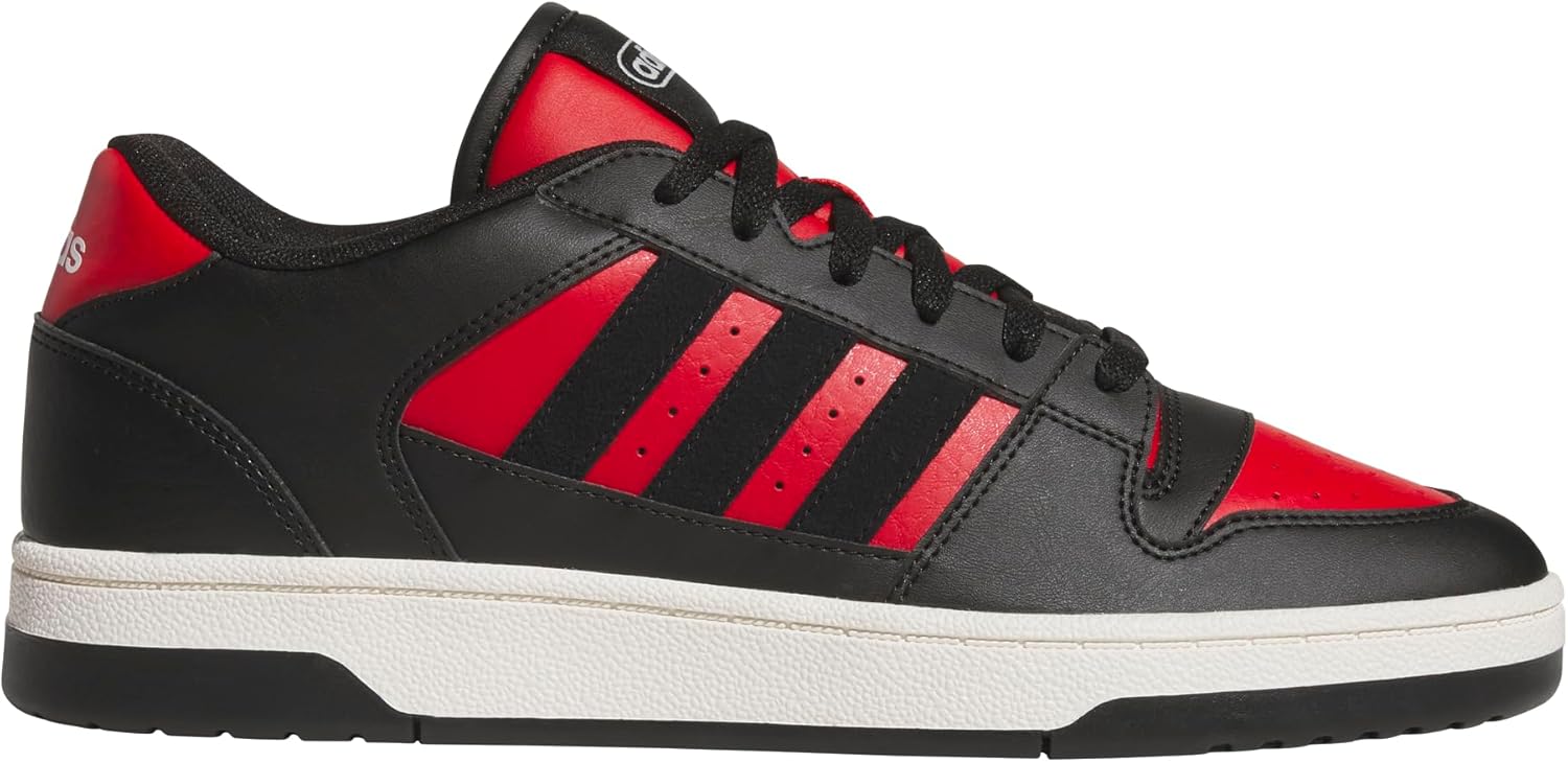 Кроссовки Adidas Унисекс-Взрослые Break Start, белый/черный/красный — фото 4
