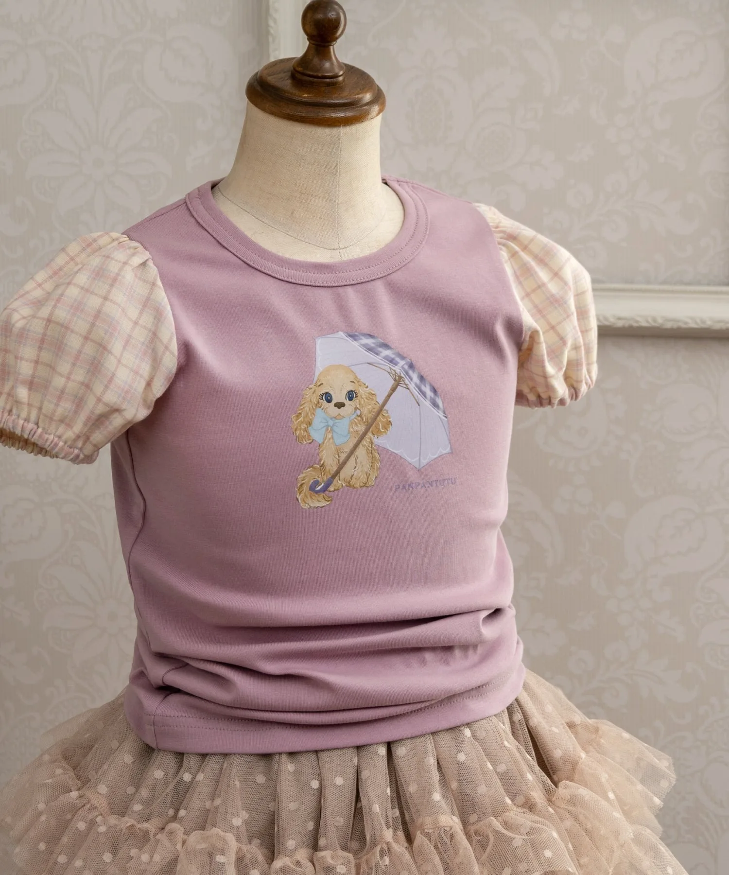 Детская футболка panpantutu ballerina bear & cute puppy