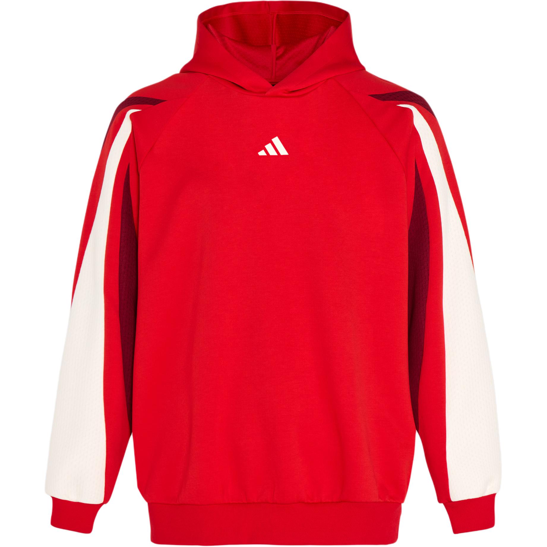 

BASKETBALL мужской свитшот Adidas, светло scarlet/белый