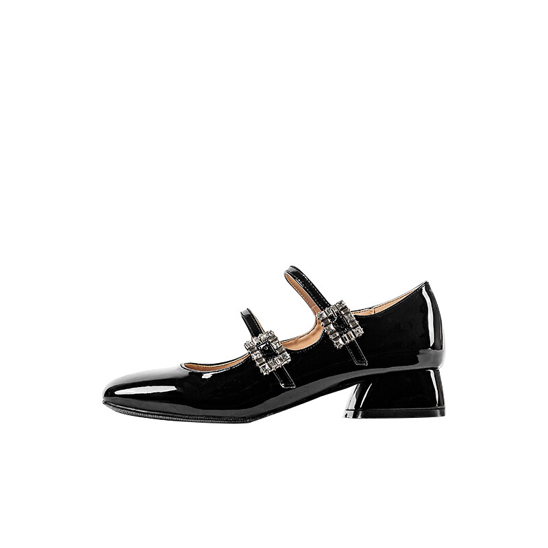 Туфли Мэри Джейн женские Wonderful Couple, цвет Black Heel height 8.5cm — фото 2