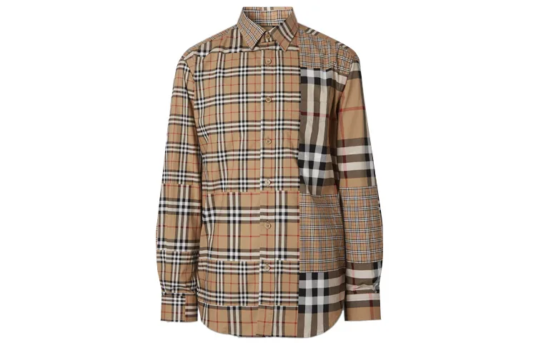 Рубашка мужская Burberry с лацканом