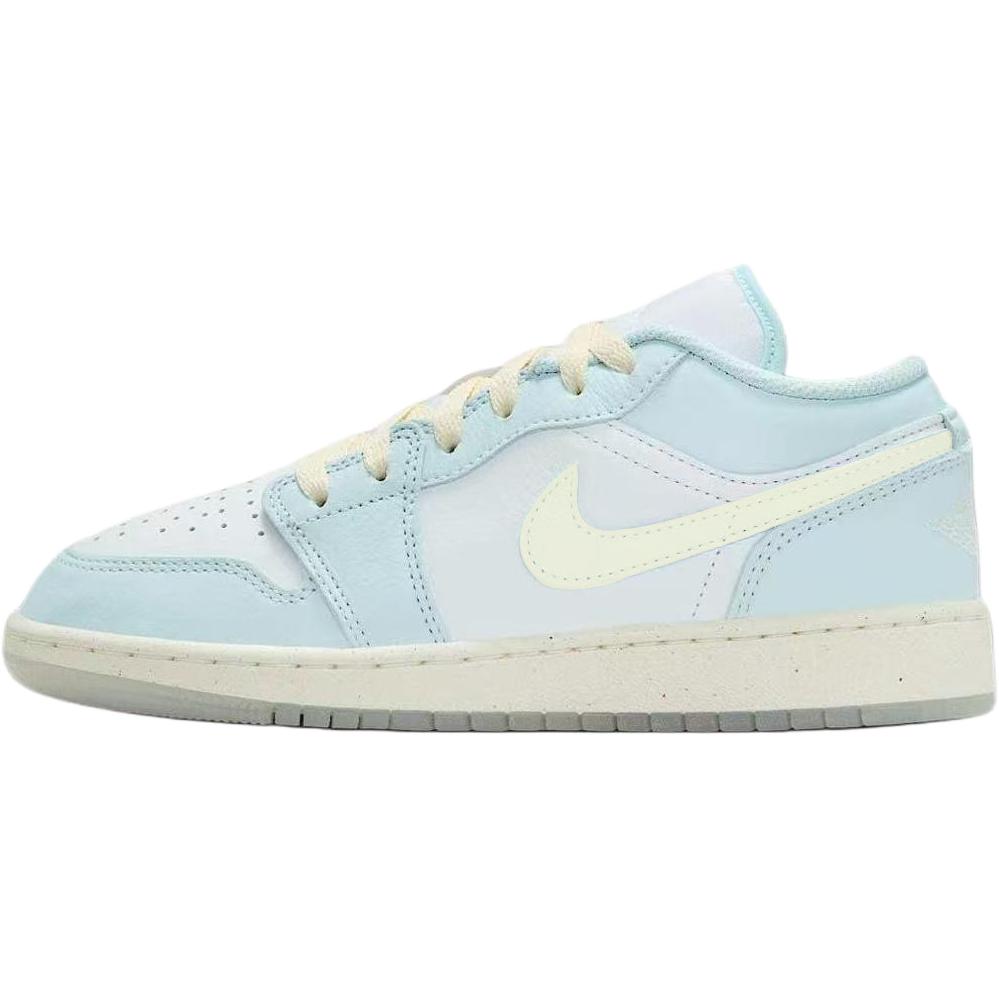 

Jordan Детские кроссовки для скейтбординга Air 1 с противоскользящей подошвой, износостойкие, синие, белые, подростковые