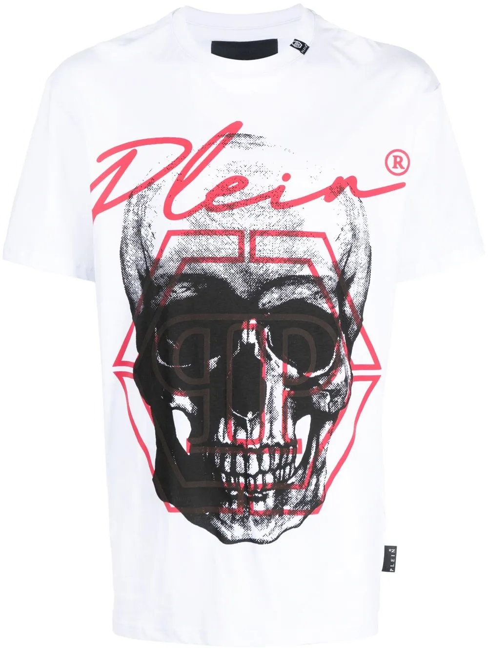 

Футболка с графичным принтом SS Skull Philipp Plein, белый
