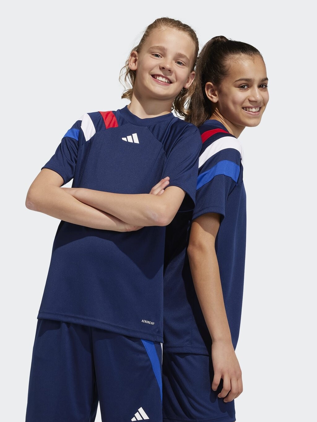 

Футболка с принтом Fortore 23 Adidas, цвет team navy blue team collegiate red white royal blue