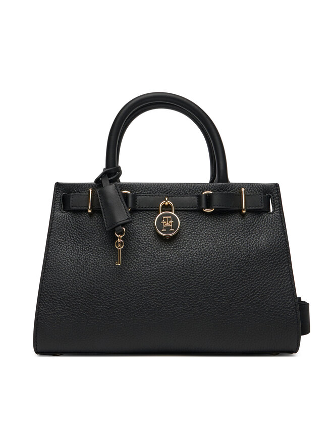 

Сумка American Icon Mini Tote Leather Aw0Aw17188 Tommy Hilfiger, черный