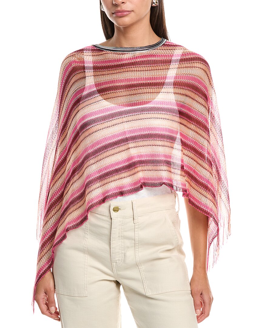 

Пончо Missoni, розовый