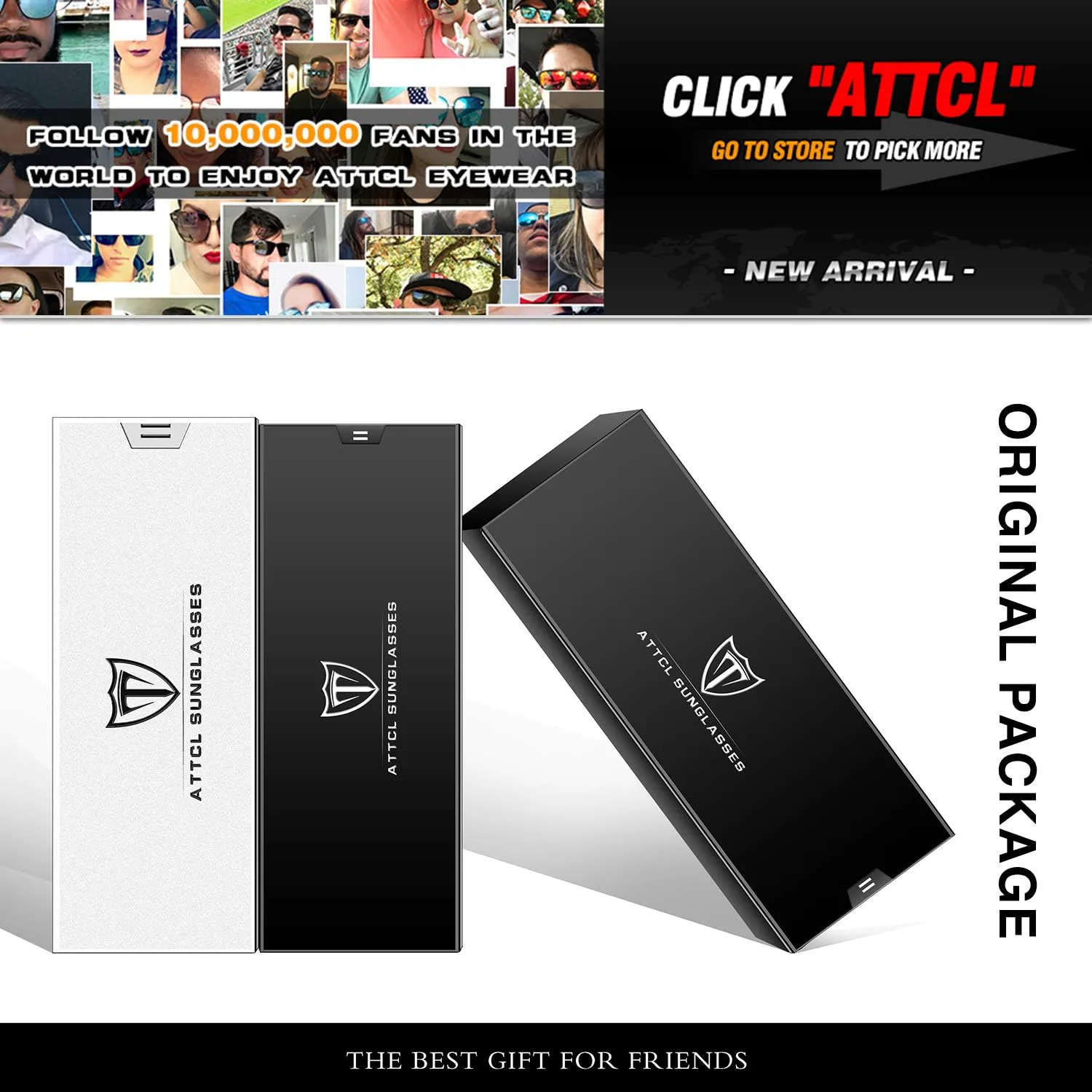 

ATTCL Универсальные модные солнцезащитные очки большого размера для женщин, круглые, с зеркальными линзами, защита от УФ-излучения UV400, Black/Purple Mirrored