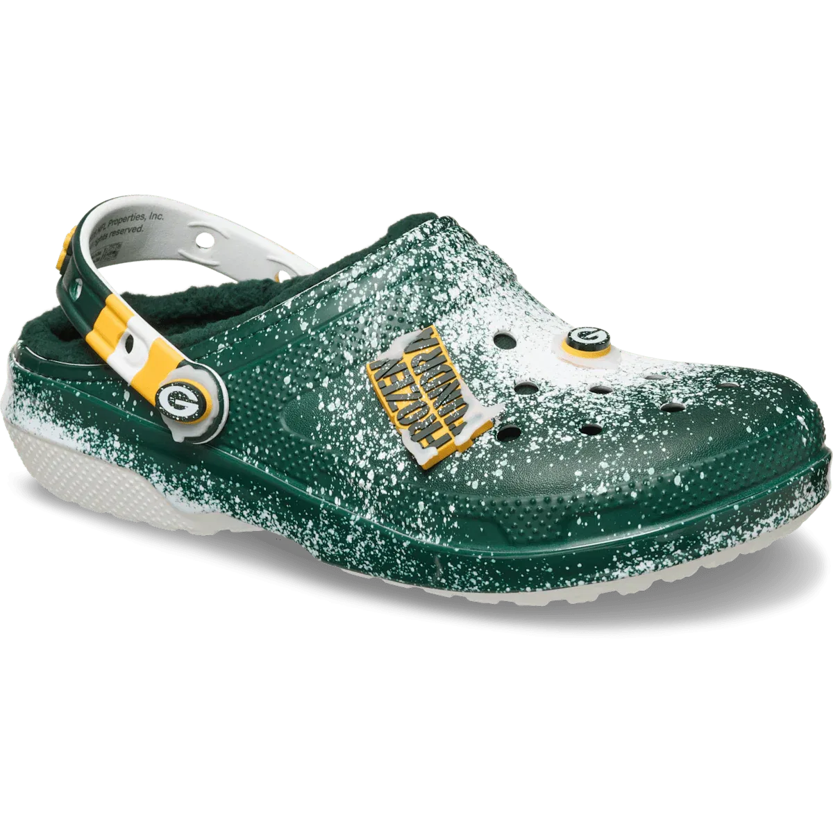Crocs Классические сабо с подкладкой NFL Green Bay Packers — фото 3