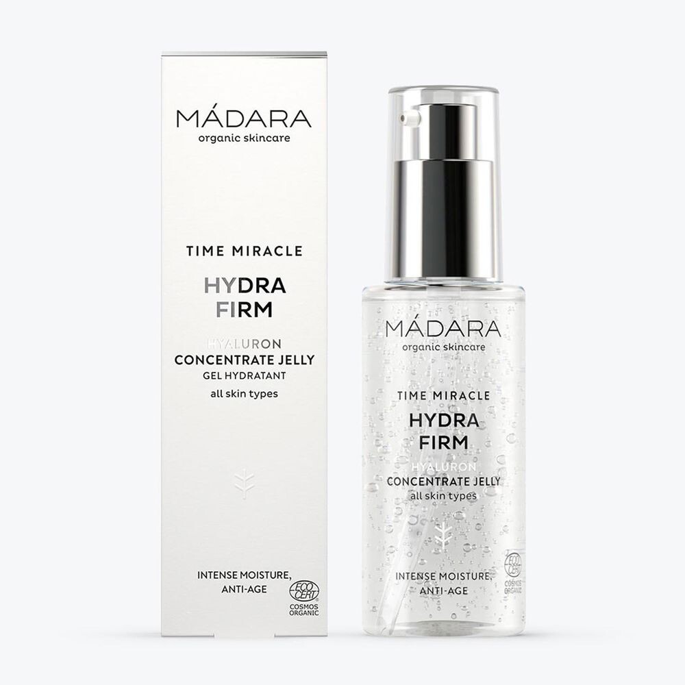 

Крем против морщин Time miracle gel concentrado hydra firm hyaluron todo tipo de piel jelly Mádara organic skincare, 75 мл
