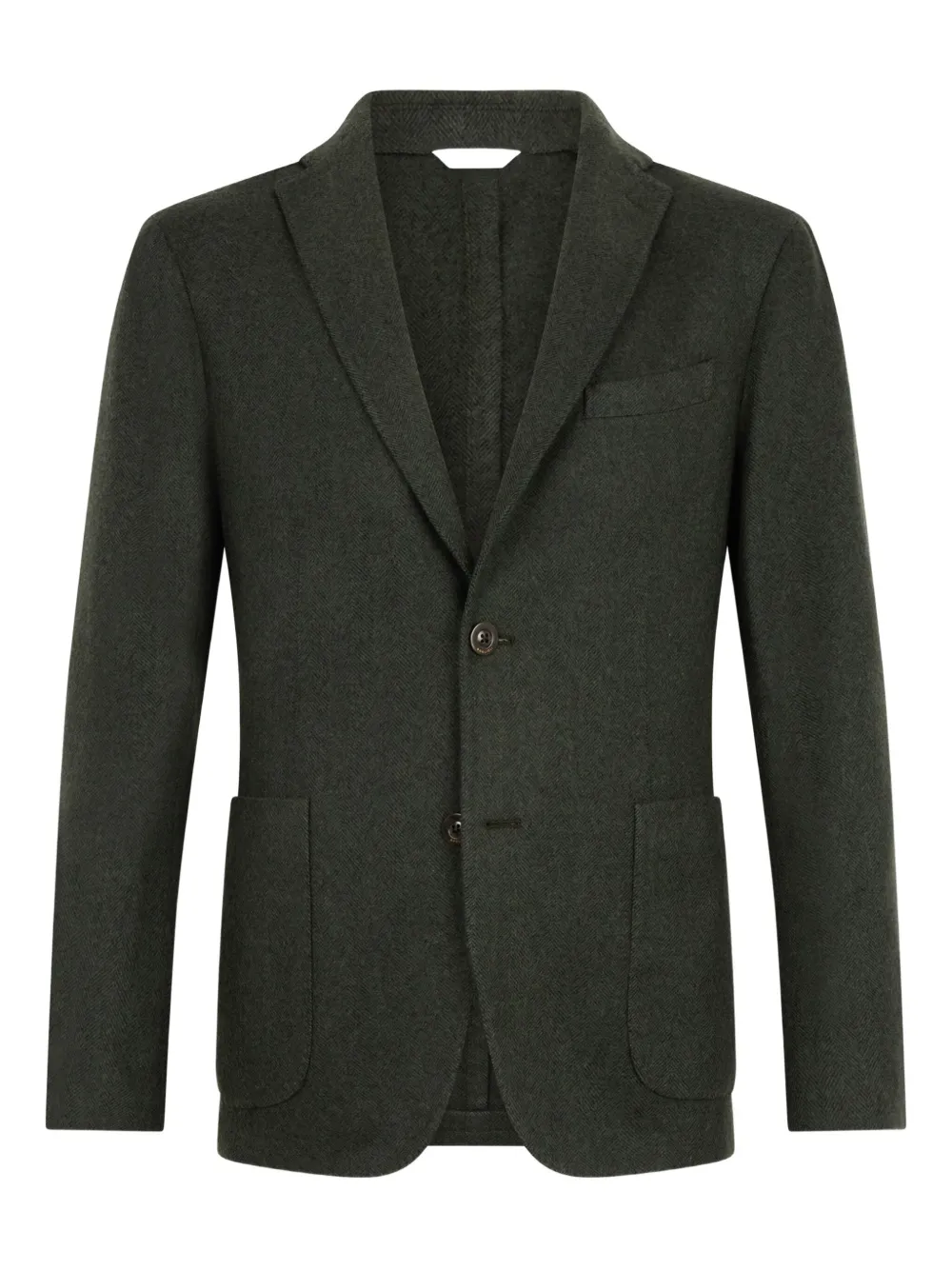 

Блейзер с накладными карманами и пуговицами Boglioli, зеленый