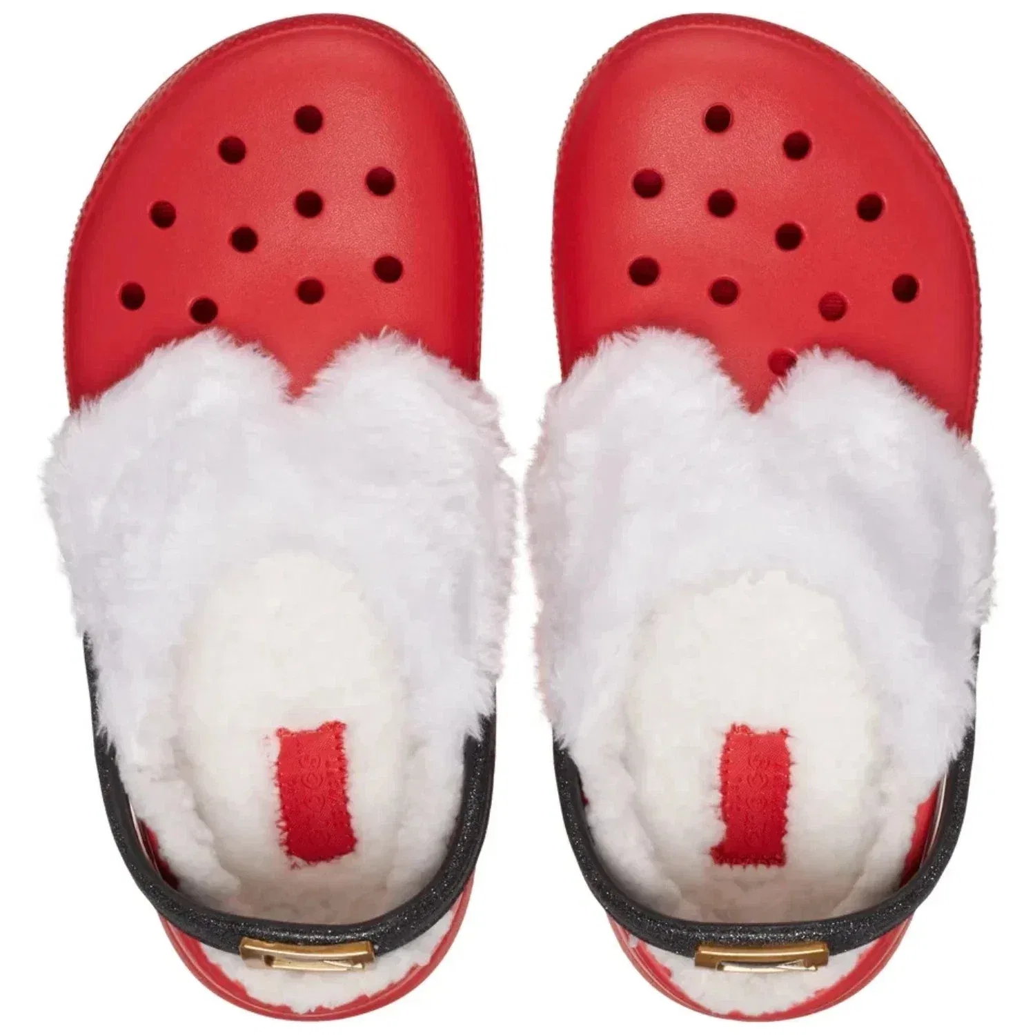 Crocs Classic Lined Santa 210931-6WE Clogs Red Comfort Shoes RHS7269 — фото 4