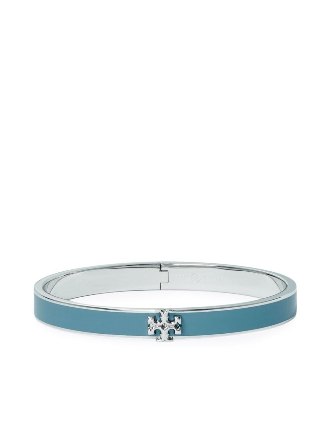 

Позолоченный браслет с логотипом Tory Burch, синий
