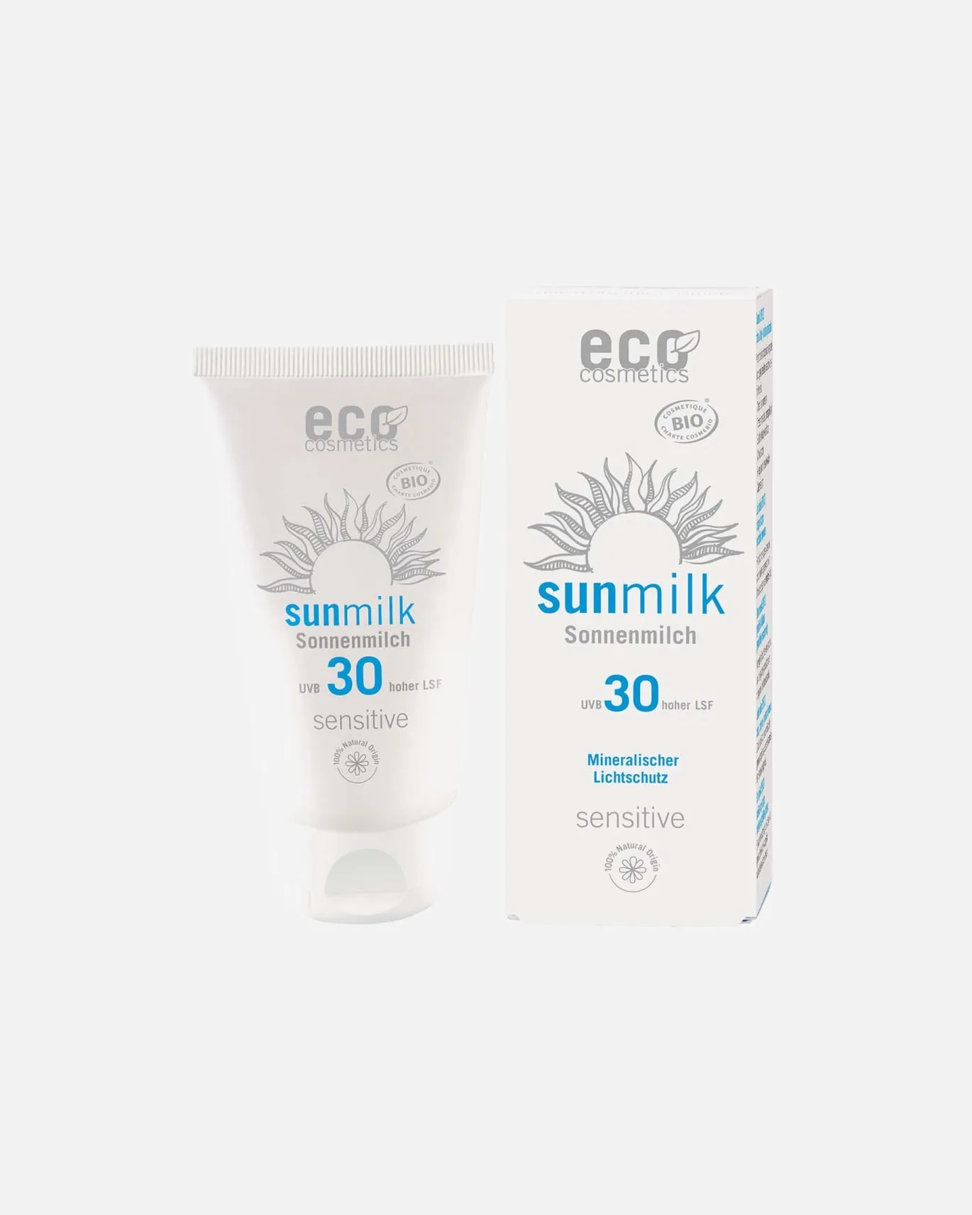 Солнцезащитный крем - SPF 30 для чувствительной кожи Eco Cosmetics, 75 мл