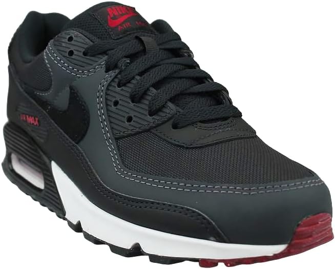 Мужские кроссовки NIKE Air Max 90 PRM, черный/красный — фото 3