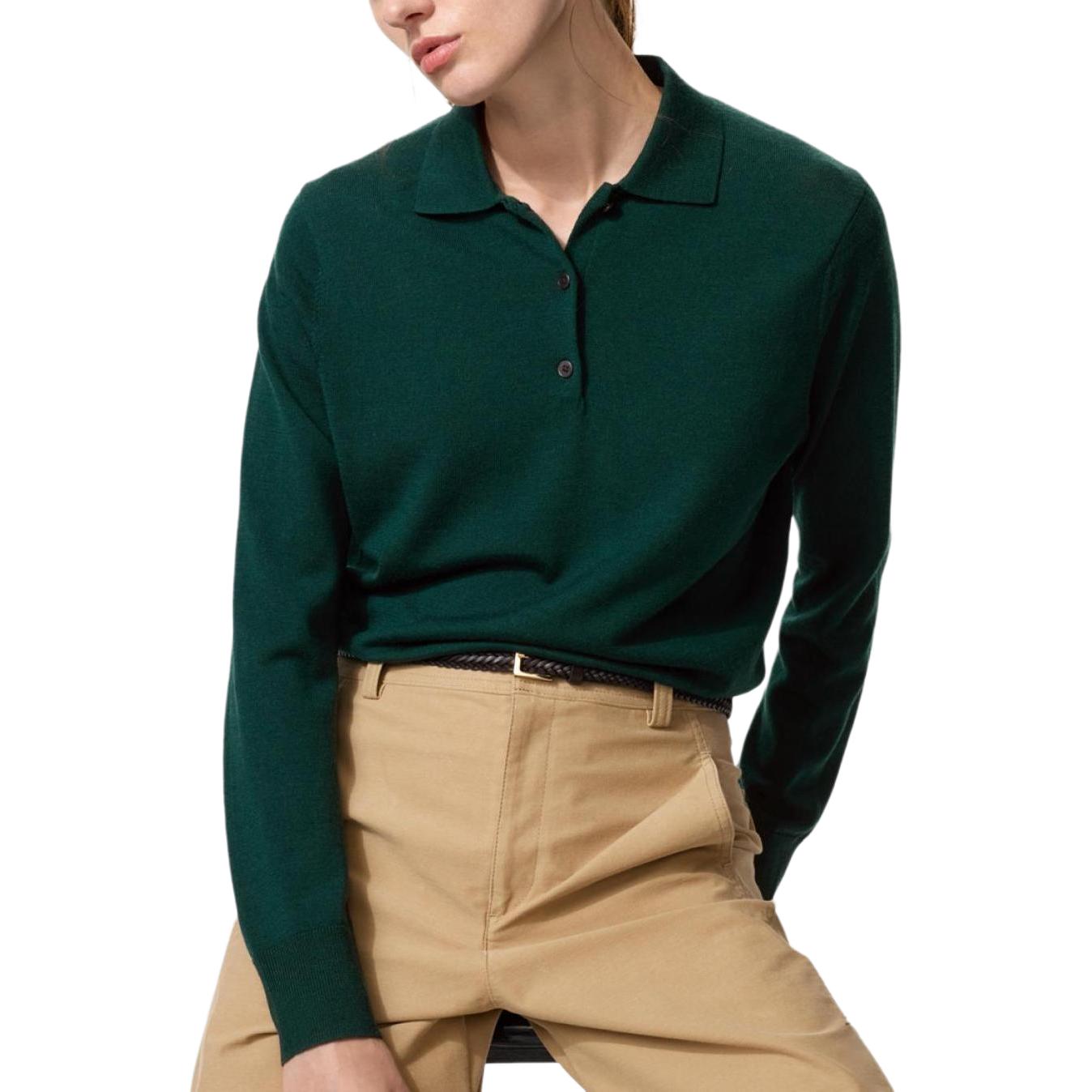 

UNIQLO Топная бирюзовая женская кофта