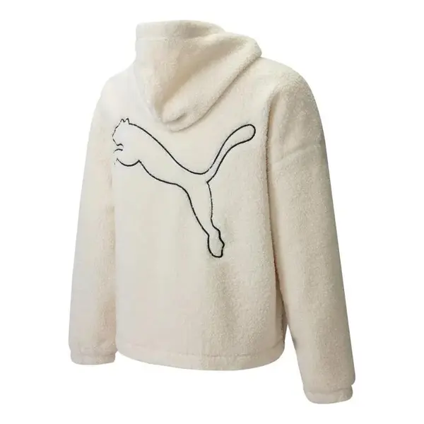 

Куртка emb sherpa jacket 'white' Puma, белый