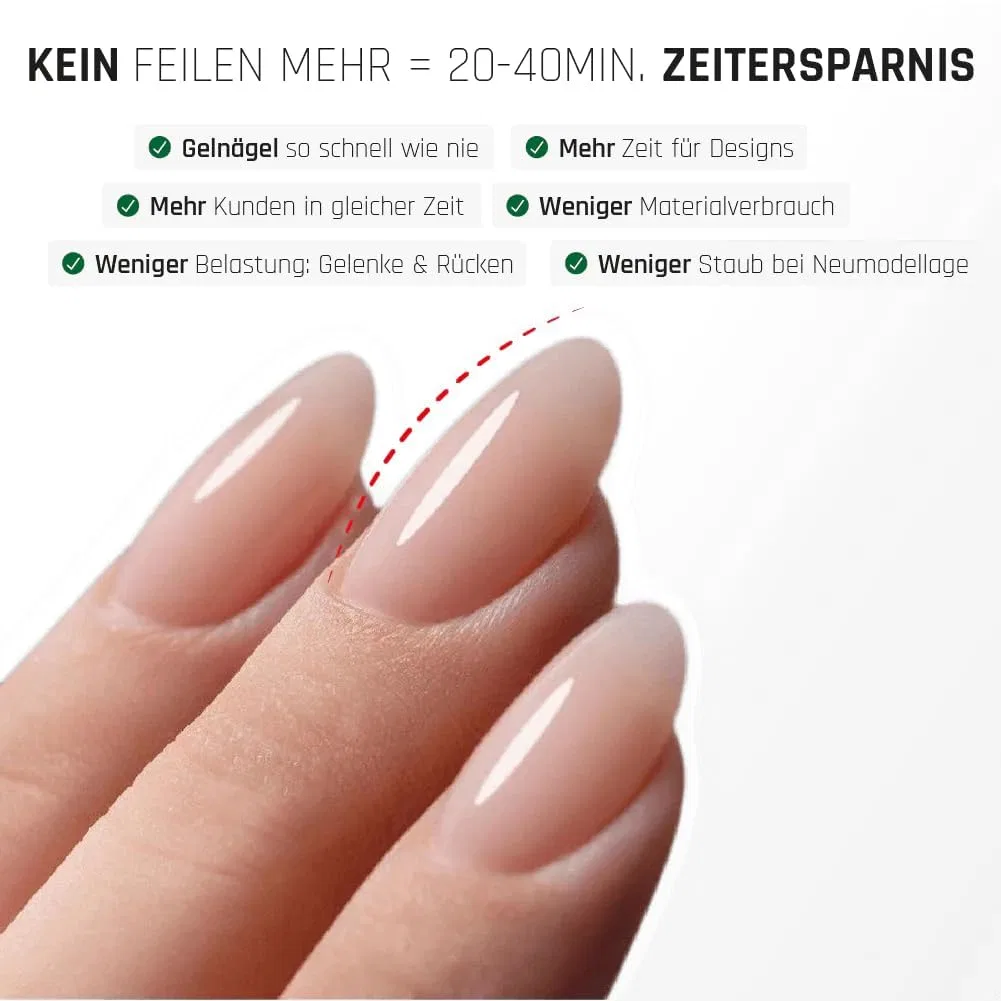Набор гелей Lynis-Nailshop.de No File Builder Gel для гелевых ногтей, 15 мл Lynis Nailshop — фото 4