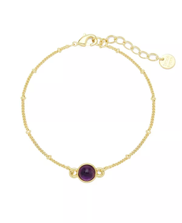

Браслет из драгоценных камней Нола - аметист Brook & York, gold