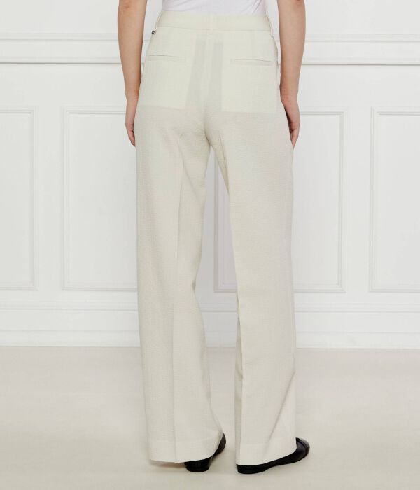 Брюки Flare fit Calvin Klein, экрю — фото 3