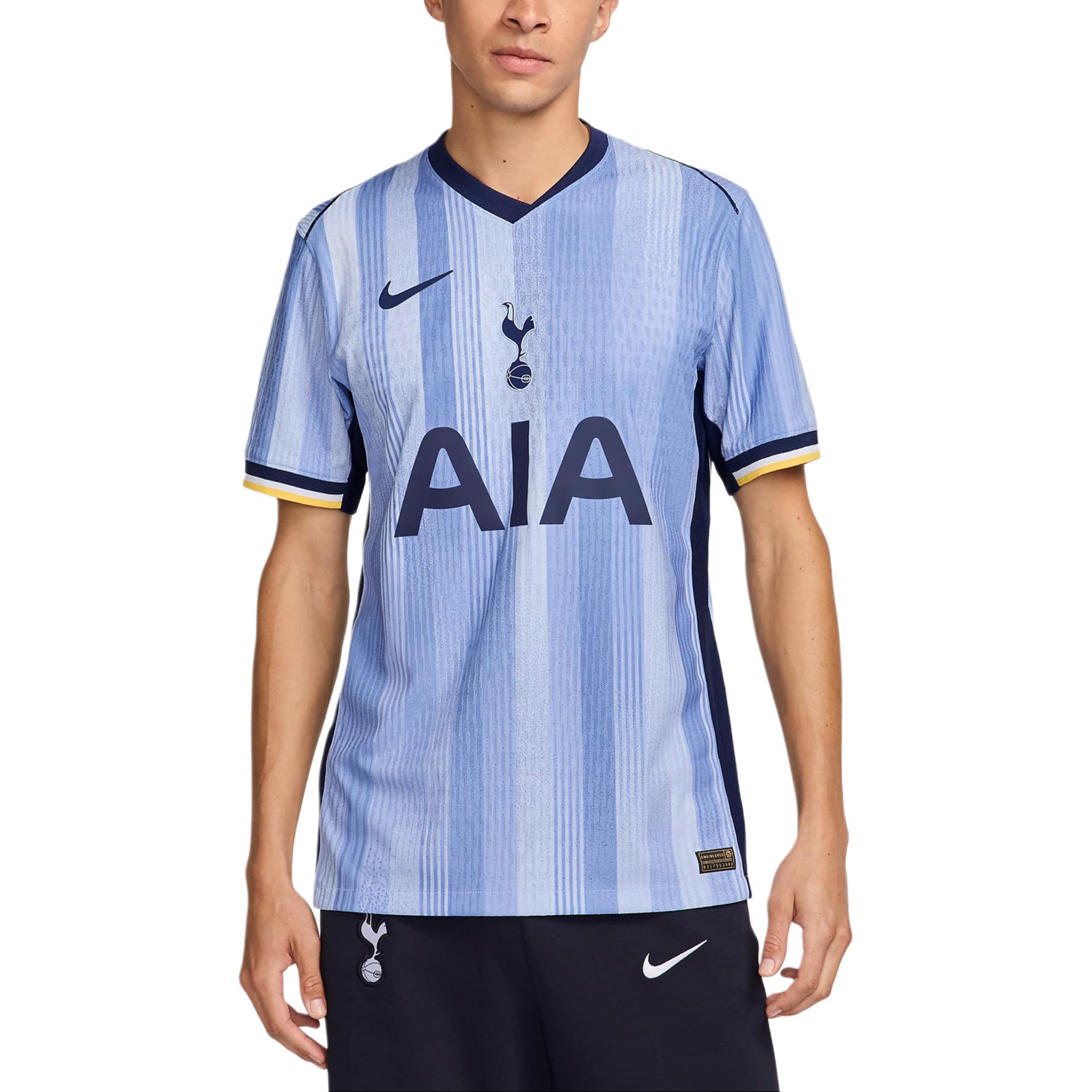 

Футболка Tottenham Hotspur 2024/25 выездная мужская Dri FIT Adv футбольная аутентичная Nike, синий кобальт/бинарный синий
