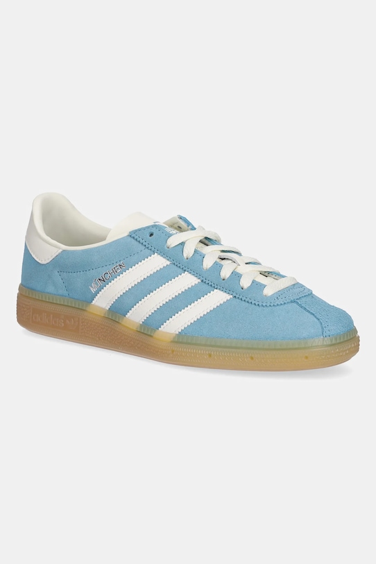 Замшевые кроссовки Muenchen Adidas Originals, бирюзовый