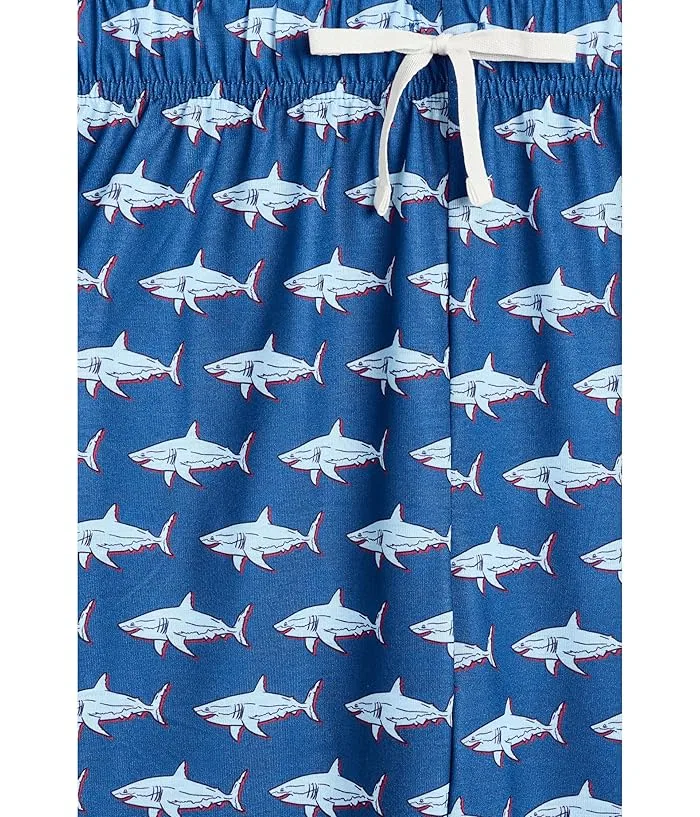 Пижамные штаны с принтом Poly Knit Sleep Pants Vineyard Vines Kids, Aqua Glass — фото 3
