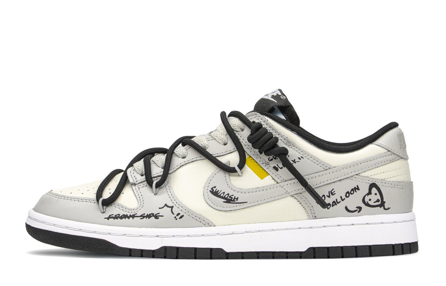 

Кроссовки Nike Dunk Skateboard Shoes Women's Low-Top Black/Gray