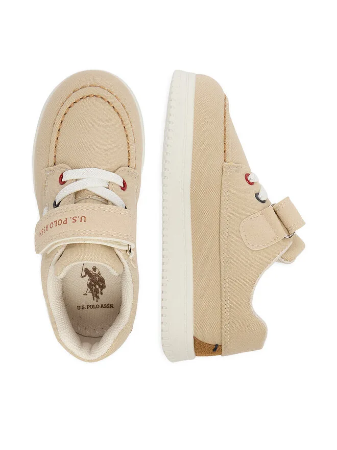 U.S. Polo Assn. Низкие туфли EO-MICHAL001K/6CY1 бежевые — фото 4