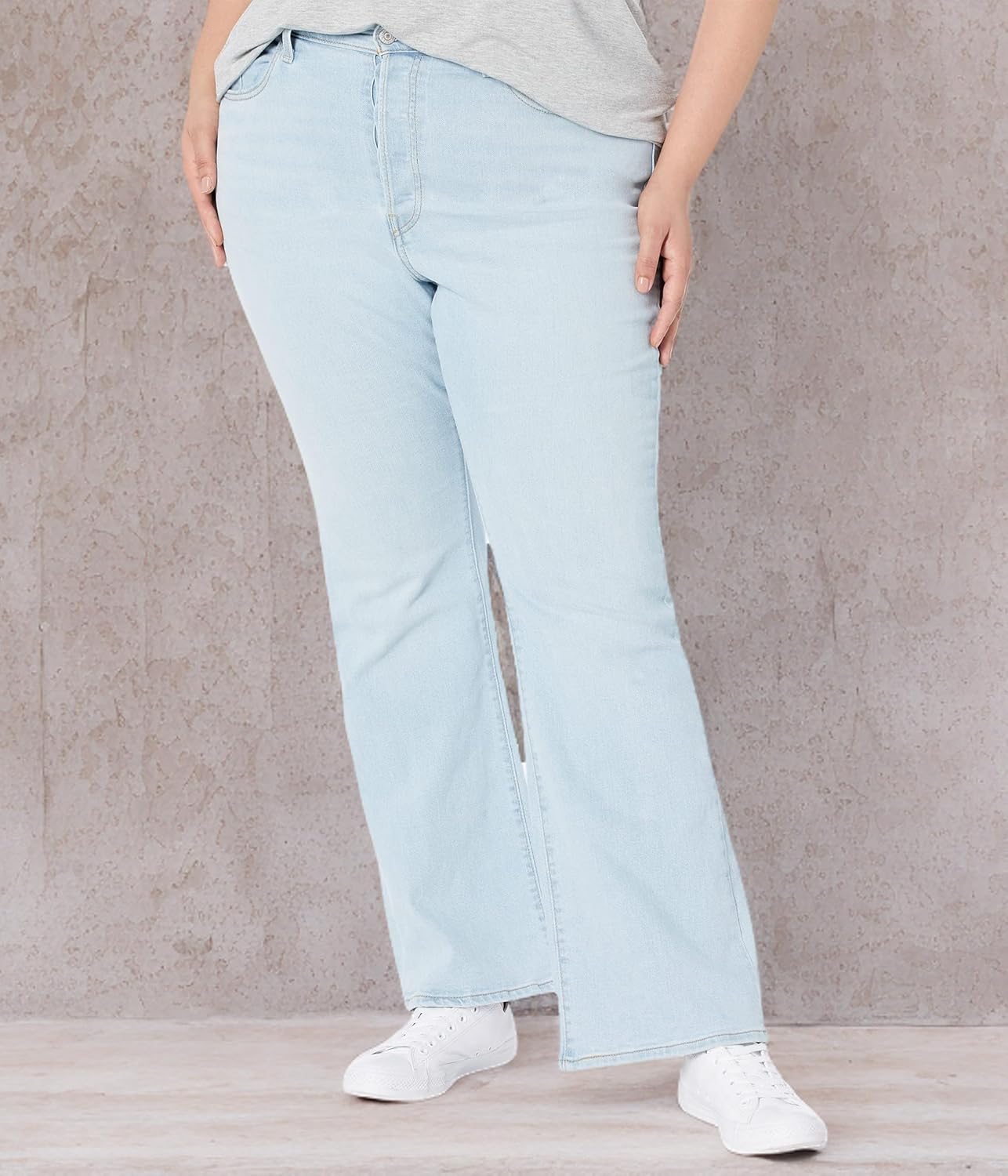 Женские джинсы Levi's Ribcage Bootcut (также доступны в размере Plus), Summer Beam - Light Indigo — фото 4
