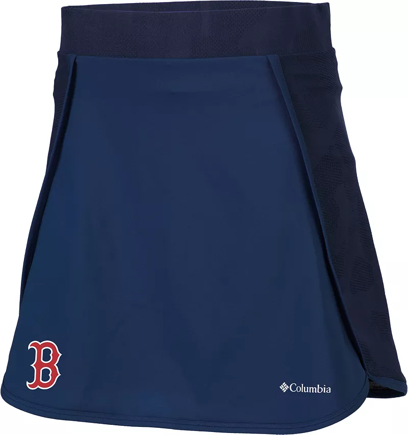 

Женская юбка Columbia Boston Red Sox Omni-Wick Up Next, темно-синий