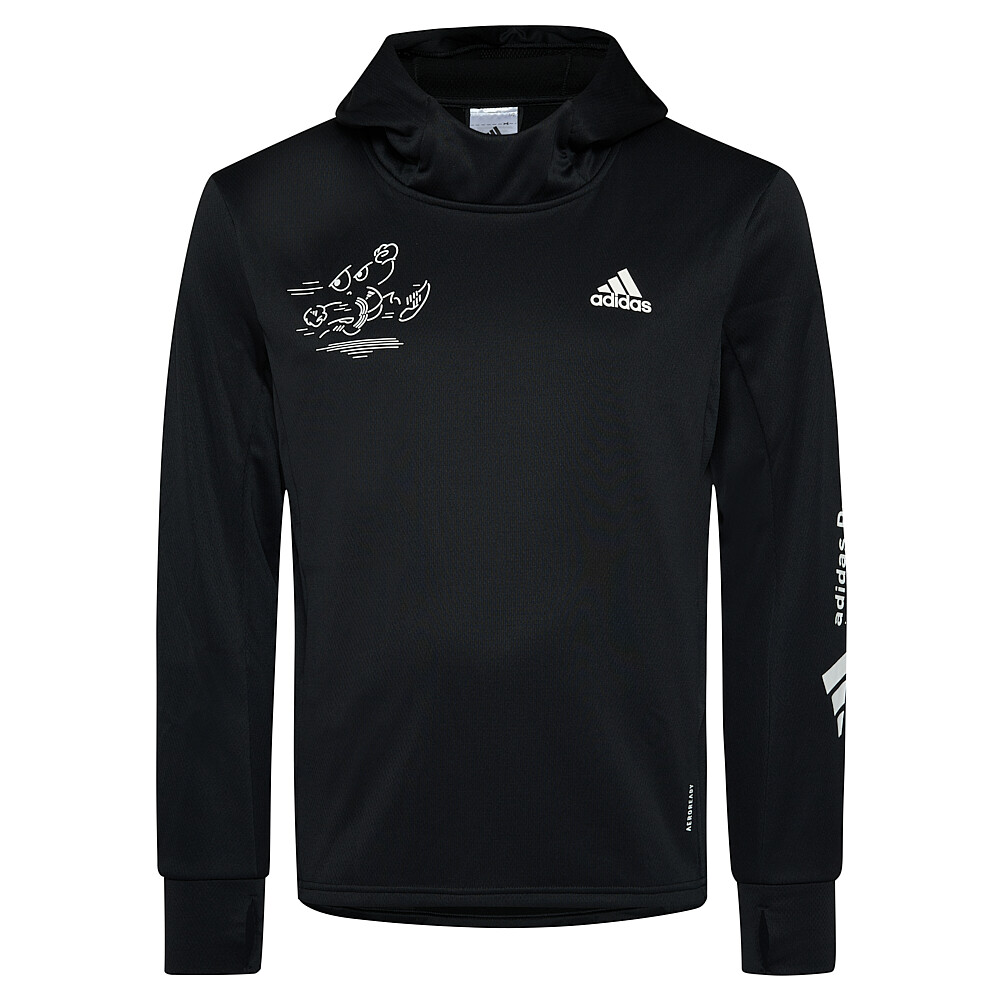 

Мужская толстовка с капюшоном для бега Adidas Signature Running