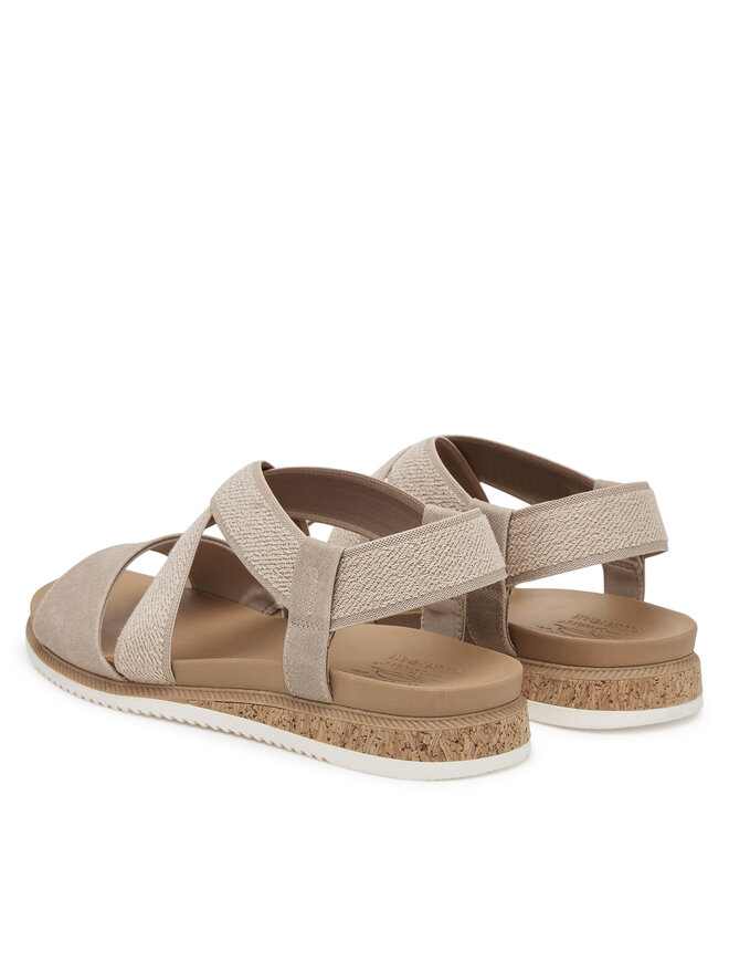 Сандалии BOBS Desert Kiss Low 114705/TPE Skechers, бежевый — фото 3