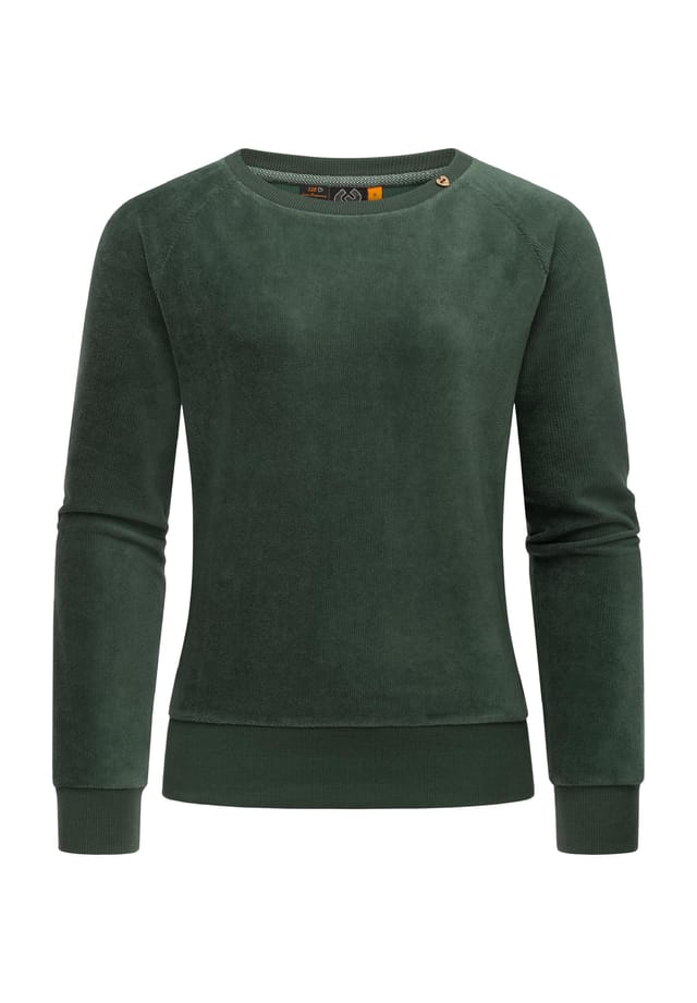 

Бархатная толстовка с капюшоном Johanka Ragwear, зеленый
