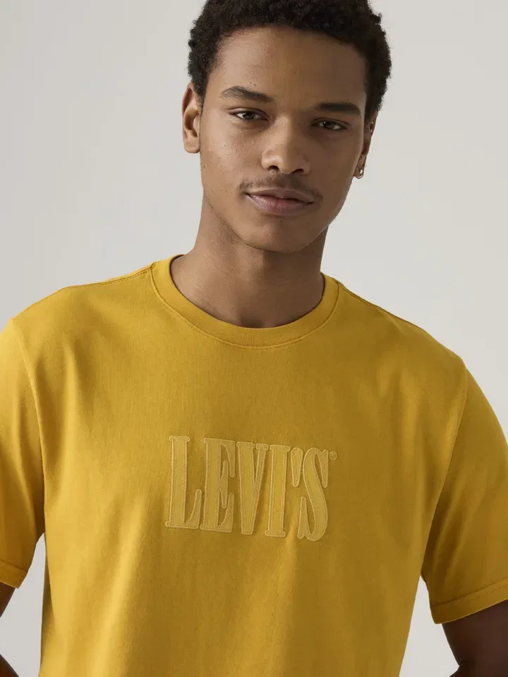 Футболка свободного кроя Levis, желтый — фото 3