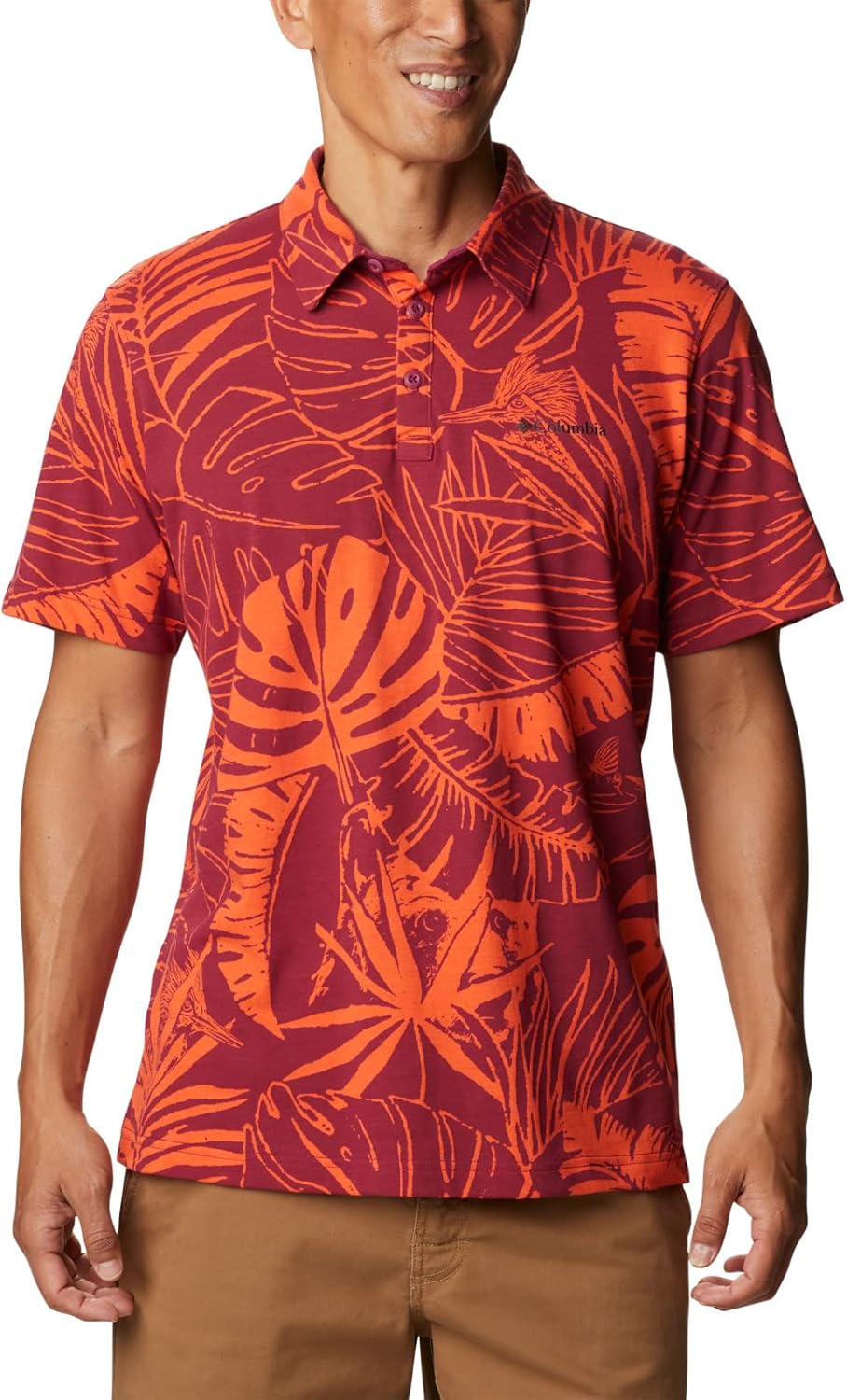 

Мужская футболка-поло Thistletown Ridge Columbia Sp21, Red Onion King Palms, Красный, Мужская футболка-поло Thistletown Ridge Columbia Sp21, Red Onion King Palms