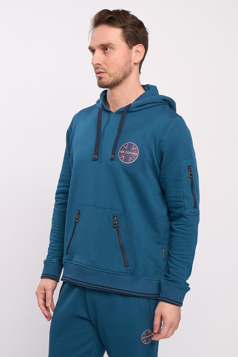 

Толстовка с карманами на молнии Lee Cooper, синий