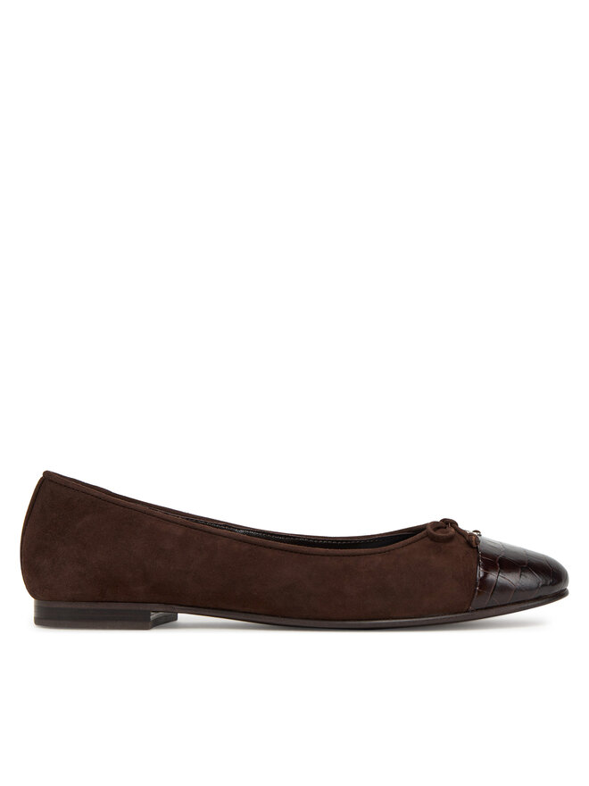 Балетки Cap-Toe Ballet 169866 Tory Burch, коричневый
